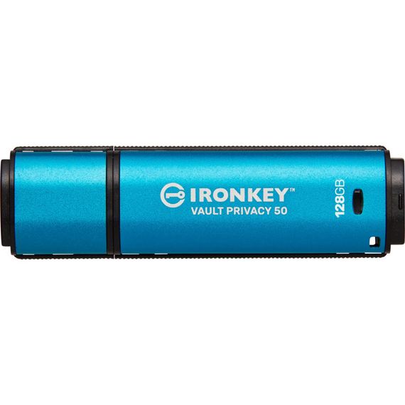 USB флеш накопичувач Kingston 128GB IronKey Vault Privacy 50 Blue USB 3.2 (IKVP50/128GB) | Зображення 2