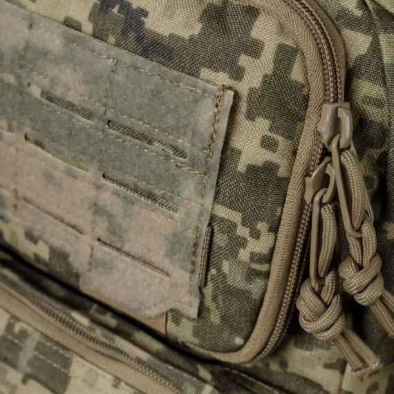 Тактичний рюкзак RANGER Піксель, армійський штурмовий рюкзак Ukrarmor укрармор, військовий рюкзак ЗСУ триденний 40л MOLLE | Зображення 8