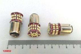Лампа світлодіод з/ц 12V P21/5W 1157 54SMD біла