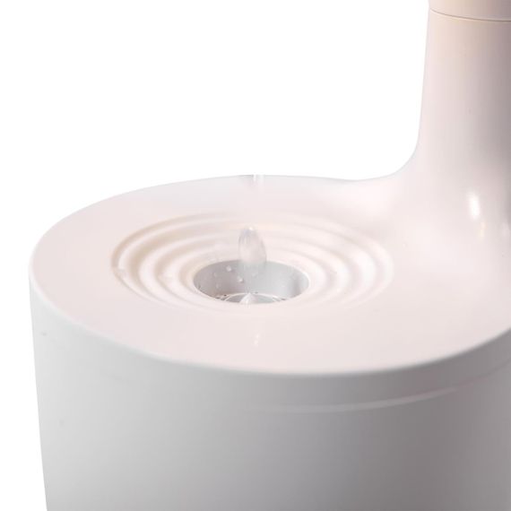 Увлажнитель воздуха для дома 12×22 см воздухоувлажнитель для дома портативный 600 мл с таймером Белый LZ599 | Зображення 3