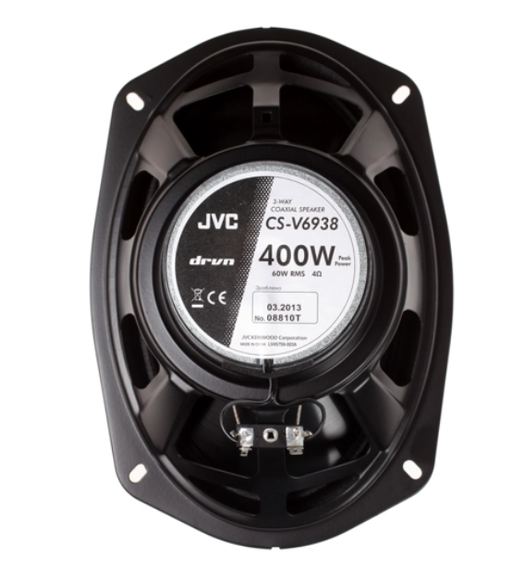 Широкополосные автомобильные колонки JVC CS-V6938(U) 6.5 дюймов Колонки автомобильные Акустика | Зображення 6