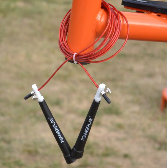 Скакалка швидкісна PowerPlay 4202 Ultra Speed Rope Червона (2,9m.) | Зображення 5