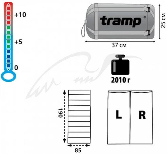 Спальный мешок Tramp Warlus. L | Зображення 1