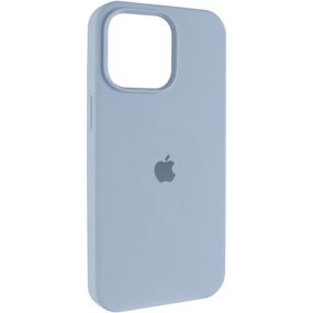 Чохол Silicone Case (AA) Logo with MagSafe для Apple iPhone 11 Pro (5.8") Блакитний / Lilac Blue
