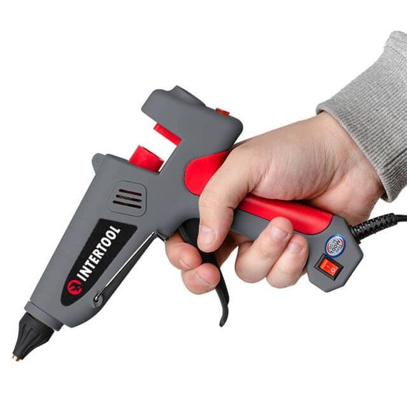 Пістолет клейовий 100(300) Вт, вимикач INTERTOOL RT-1106 | Зображення 6