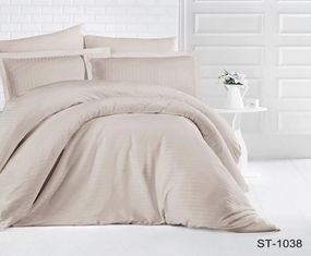 Комплект постільної білизни TAGtekstil страйп-сатин LUXURY евро ST-1038