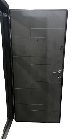 Двері ФР-4 МЕТ/МДФ16 2050*960 праві бет тем-сір | Зображення 2