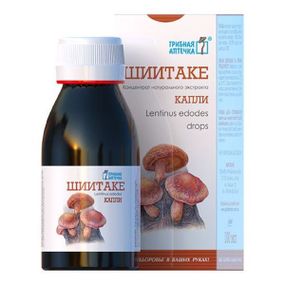 Шиїтаке краплi ФітоБіоТехнології 100 мл