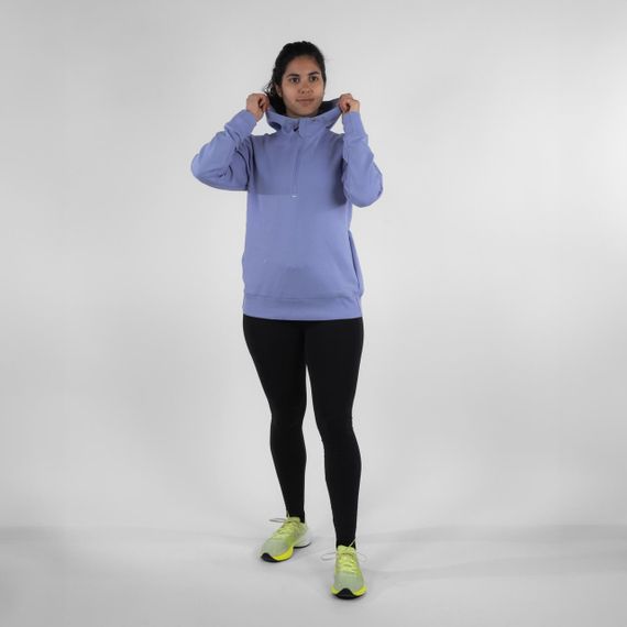 Худі жіноче 500 утеплене для бігу фіолетове - S | Зображення 5