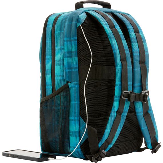 Рюкзак для ноутбука HP 16.1" Campus Tartan Plaid, блакитний | Зображення 4