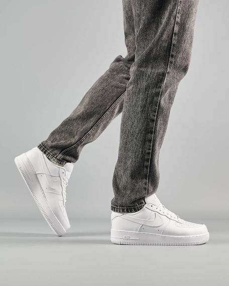 Чоловічі зимові кросівки Air Force 1 All White Fur, В'єтнам 44 28.0 см | Зображення 5