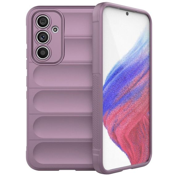 Чохол силіконовий MagCase для Samsung Galaxy A54 колір Вересковий