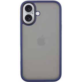 TPU+PC чохол Metal Buttons для Apple iPhone 16 (6.1") Синій