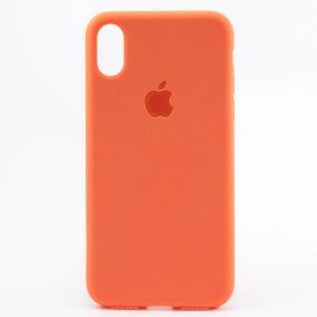 Силіконовий чохол Apple Silicone Case Orange для iPhone X/XS