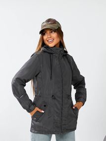 Куртка 523 темно сірий