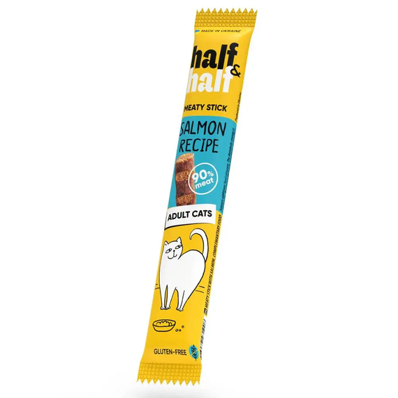 Ласощі для котів Half&Half Meaty Stick Adult - лосось 5 г