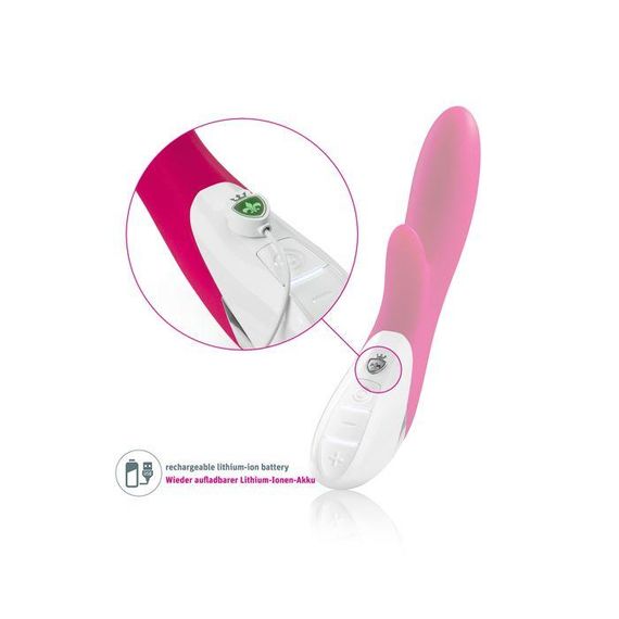 Вібратор-кролик Mystim Danny Divido Pink з глибокою вібрацією, 2 мотори sexstyle | Зображення 4