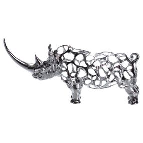 Декоративна фігурка Rhinoceros 23x6x10 см металева HP-7-23