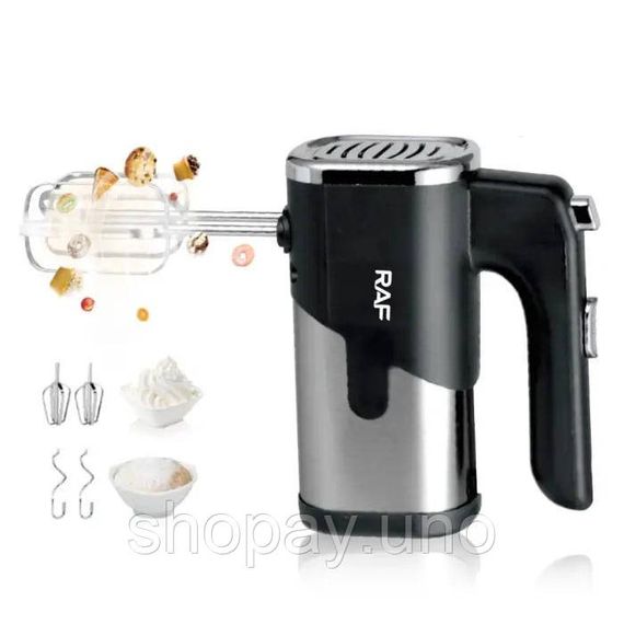 Миксер RAF R-6630 300W • Кухонный миксер для взбивания, смешивания и приготовления теста | Зображення 1