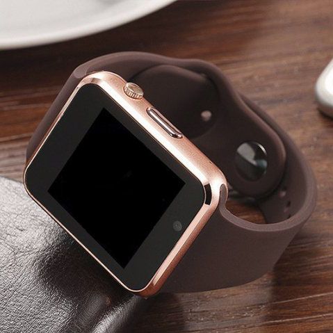 Смарт-часы Smart Watch A1 умные электронные со слотом под sim-карту + карту памяти micro-sd. WB-307 Цвет: золотой | Зображення 2