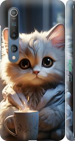 Чохол на Xiaomi Mi 10 Білий кіт "5646m-1860-2448"