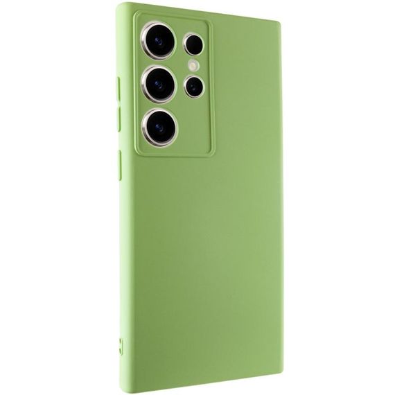 Чохол TPU GETMAN Liquid Silk Full Camera для Samsung Galaxy S24 Ultra Зелений / Pistachio | Зображення 1