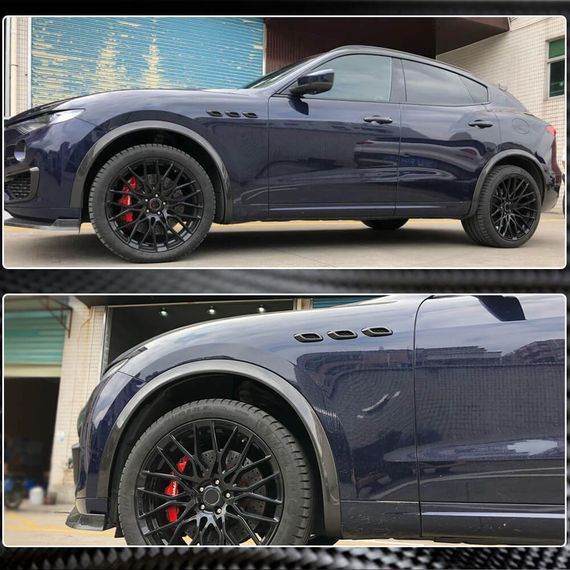 Накладки на передні крила (Карбон) для Maserati Levante 2016- рр | Зображення 2