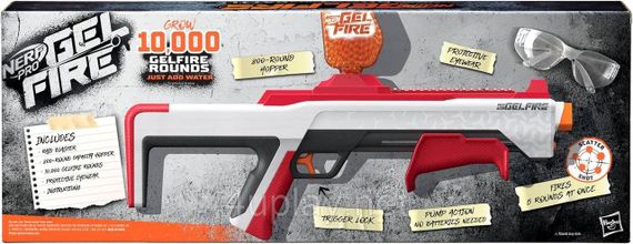 Бластер NERF Gelfire Raid Blaster Дробовик Нерф Про Гельфайр Рейд кульки орбізи Оригінал Hasbro | Зображення 3