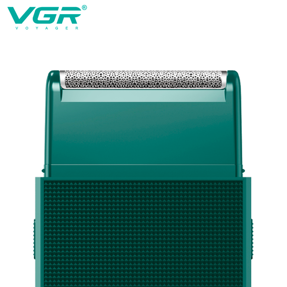 Электробритва VGR V-376 GREEN шейвер, выдвижной триммер | Зображення 1