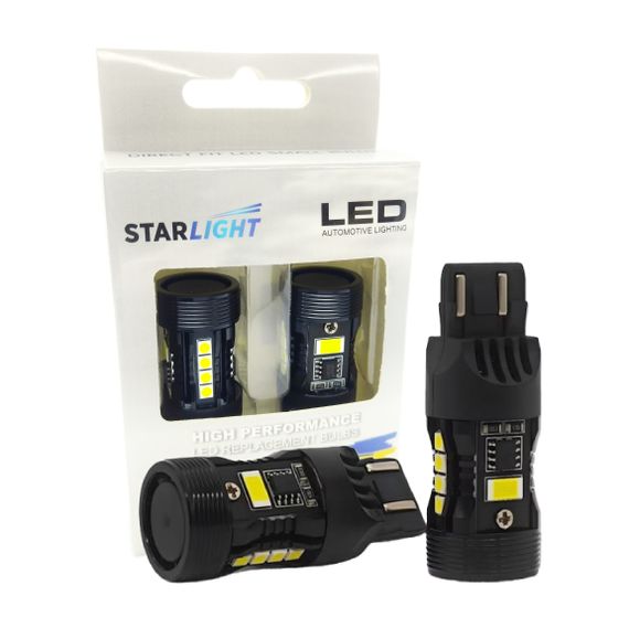 Комплект світлодіодних ламп StarLight LED SL-CB7 CANBUS W21/5W (7443) W3X16q WHITE 6000K 12V
