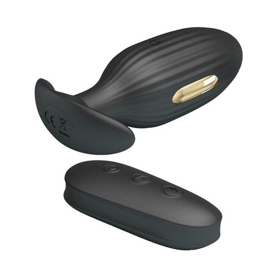 Анальная пробка Pretty Love « ROYAL PLEASURE » с вибрацией, электро стимуляцией и дистанционным управлением | Зображення 4