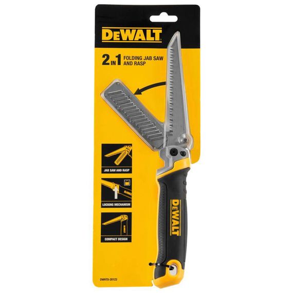 Мініножовка-рашпіль по гіпсокартону, складна DeWALT DWHT0-20123 | Зображення 2