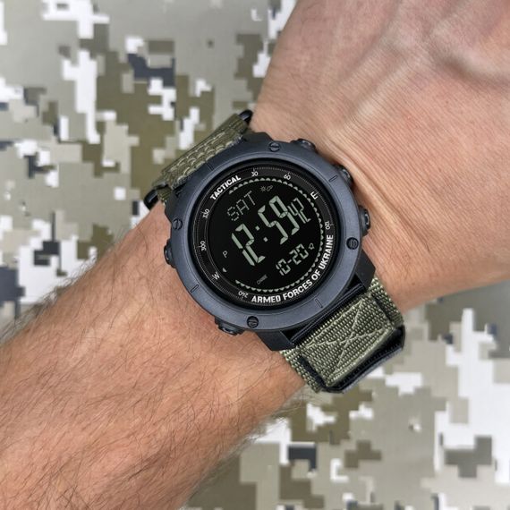 Чоловічий годинник Awarder 036 Nylon Tactic Black-Army Green | Зображення 3