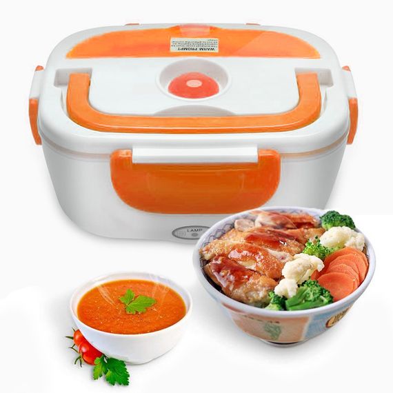 Ланчбокс з підігрівом їжі 220V, Electric lunch box, ланч-бокс від мережі | Зображення 6