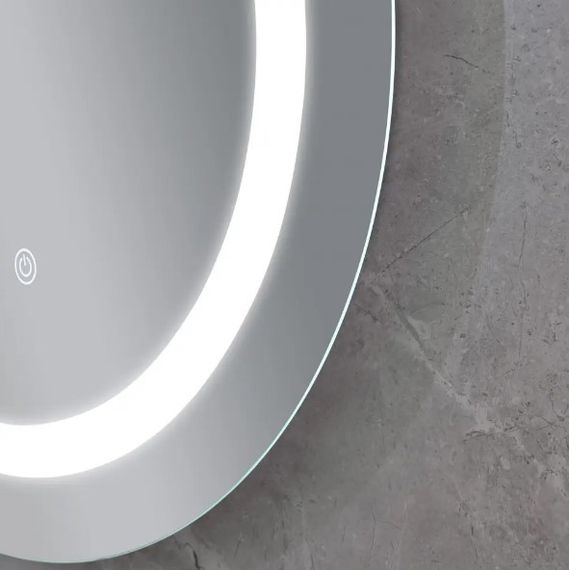 Дзеркало Mixxus PLAIN MC03-60 з LED Touch, Anti-fog, димером, регулюванням яскравості (MI6662) | Зображення 1