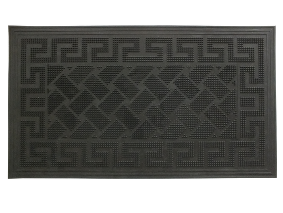 Коврик придверный резиновый "Змейка" 40x70 см (RMP01-4070)