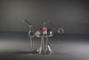 Стеклянная трубка Oil Mushroom