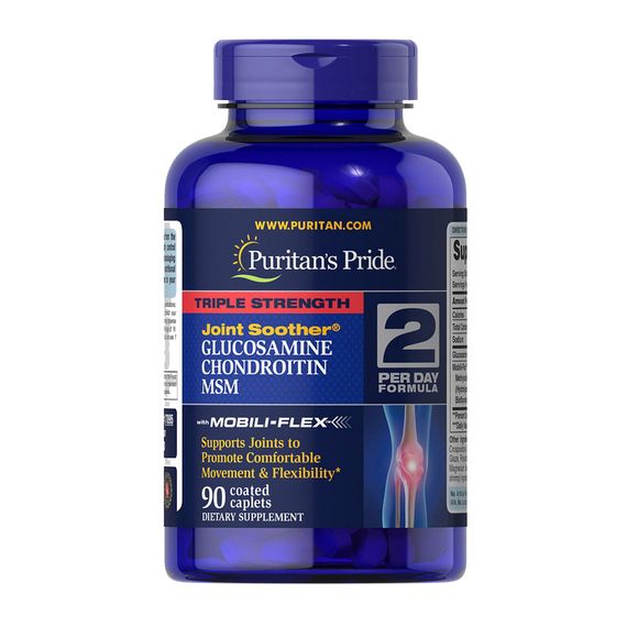 Triple Strength Glucosamine &amp; Chondroitin with MSM (90 caplets)