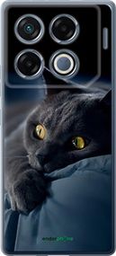 Чохол на Infinix GT 20 Pro Димчастий кіт "825u-3735-2448"