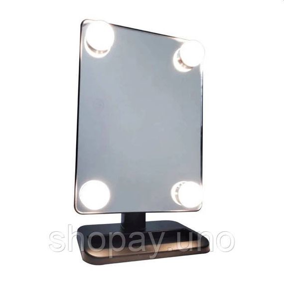 Портативне дзеркало зі світлодіодним підсвічуванням Cosmetie mirror 360, Magic makeup mirror NB-46
