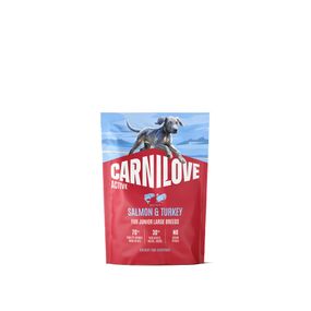 Корм сухий Carnilove Active Salmon & Turkey Junior Large Breed для молодих собак великих порід лосось та індичка 1,5 кг
