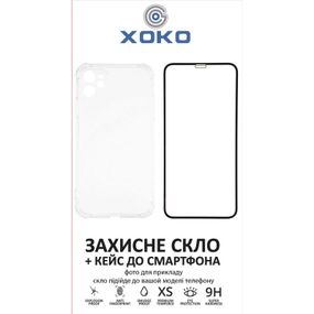 Чехол для мобильного телефона XoKo Ultra Thin Proof + Glass Full Cover Ultra-Thin iPhone 14 Pro Max Black (XK-CS-ULT-AP-IP14PM)