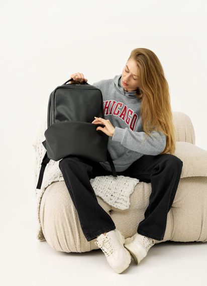 Жіночий рюкзак Sambag ZARD DART чорний 44 x 31 x 15 см (25523301) | Зображення 2