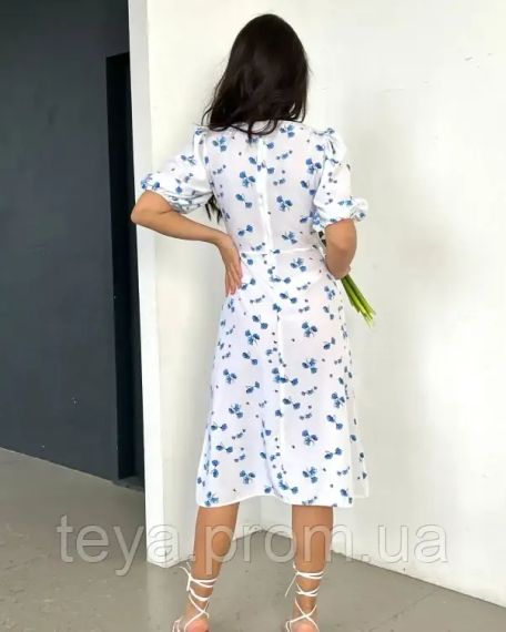 Плаття для жінок колір білий розмір L FI_007091 | Зображення 2