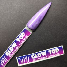 Наліпка на тіпсу (палітру) для топу Mi Glow Top Фіолетова Перлина (9 x 55 мм)