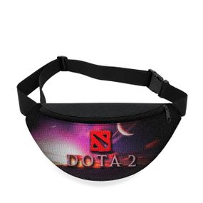 Дитяча сумка-бананка Dota 2 32х15 см на пояс або через плече (5832)
