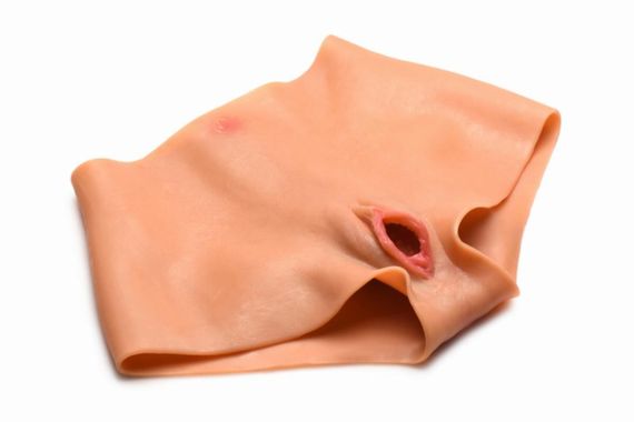 Накладна вагіна Master Series Silicone Vagina + Butt Panties - Large