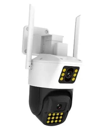 Камера 360 (P12-P6MP)-mpКамера Wifi ptz подвійний уклін 3mp+3mp= 6mp камера +12v2a power *icsee | Зображення 2
