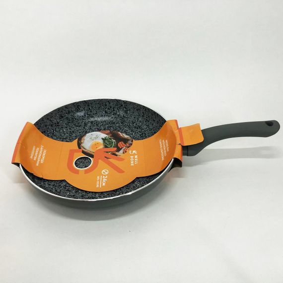 Сковорода Well Done WD-1024B з покриттям LightStone 24 см, сковорода для смаження, якісна сковорода | Зображення 7