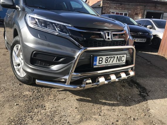 Передняя защита WT003-ST-V2 (нерж.) для Honda CRV 2012-2016 гг | Зображення 2